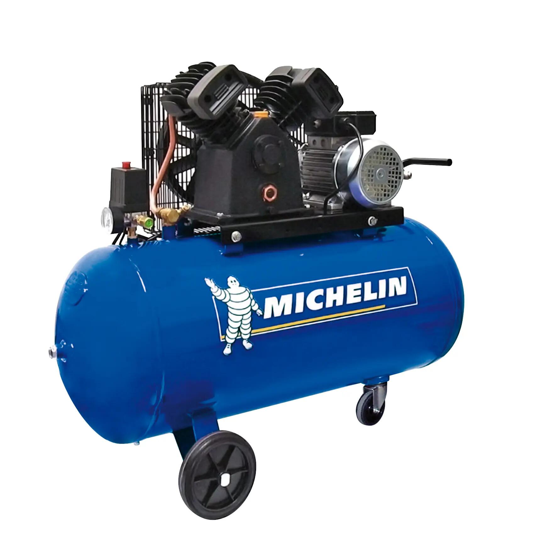 Compresor correas michelin ca-vcx100 de 3 cv y 100l de depósito
