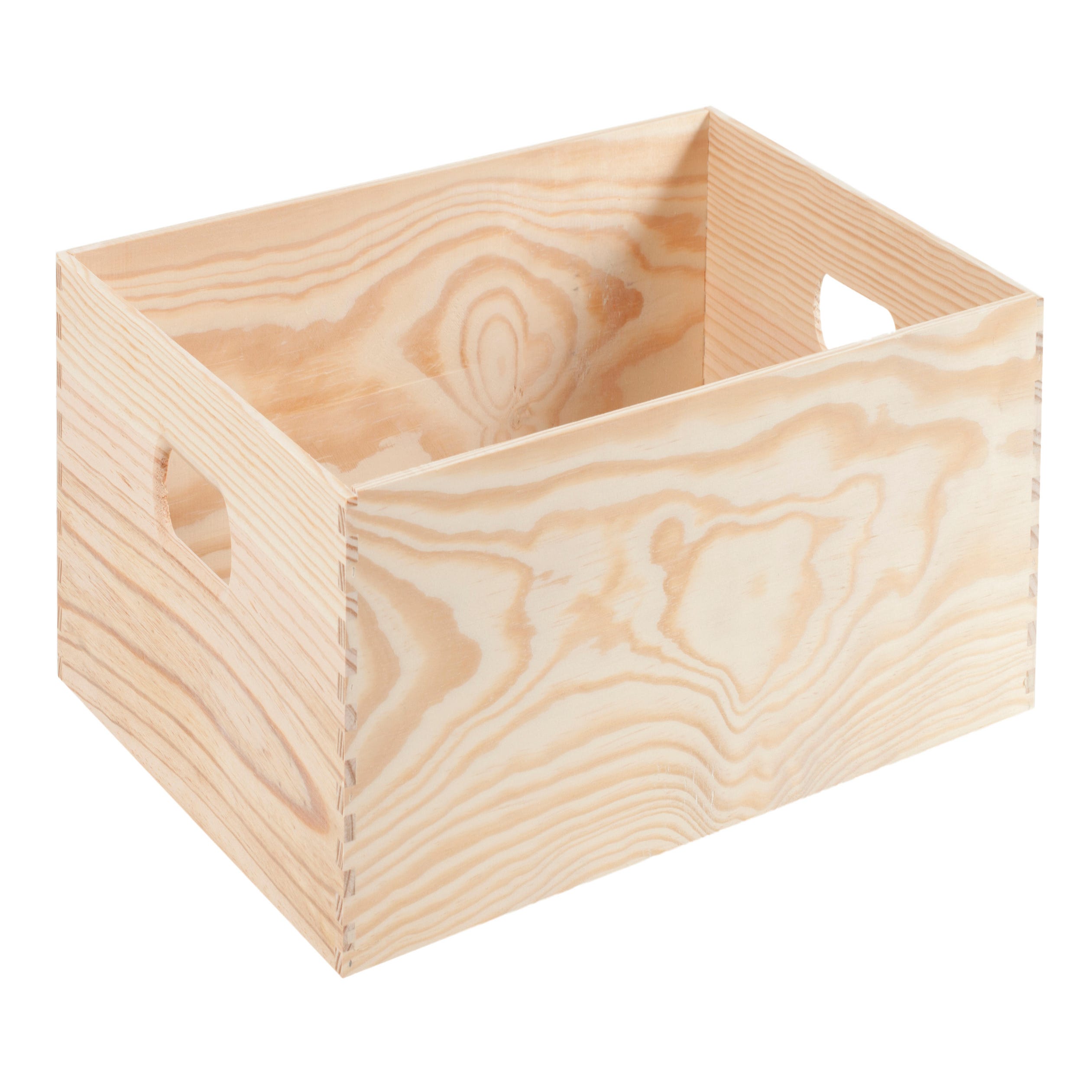 Caja de madera Home grande Natural