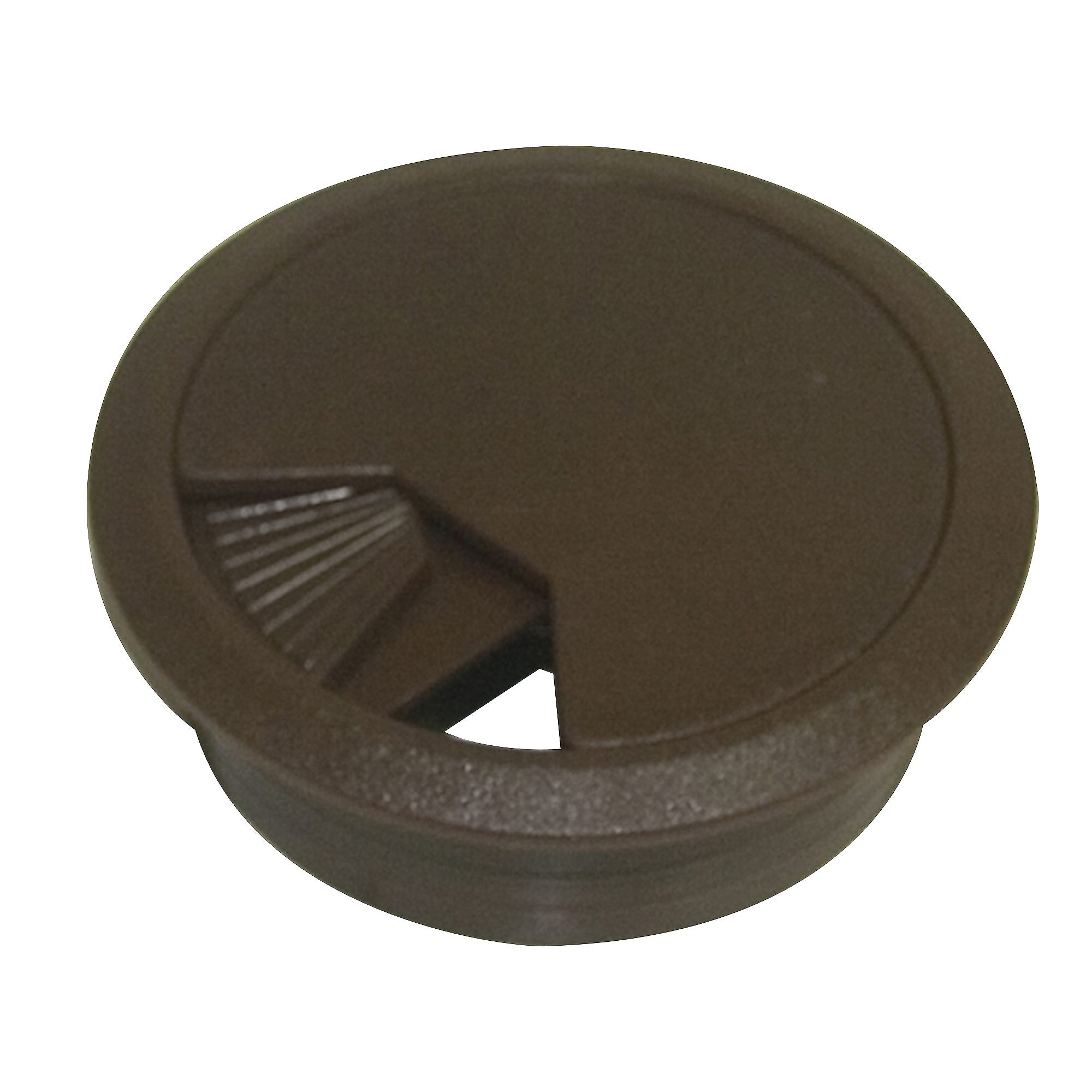 Tapa pasacables circular, diámetro 60mm, Plástico, Gris