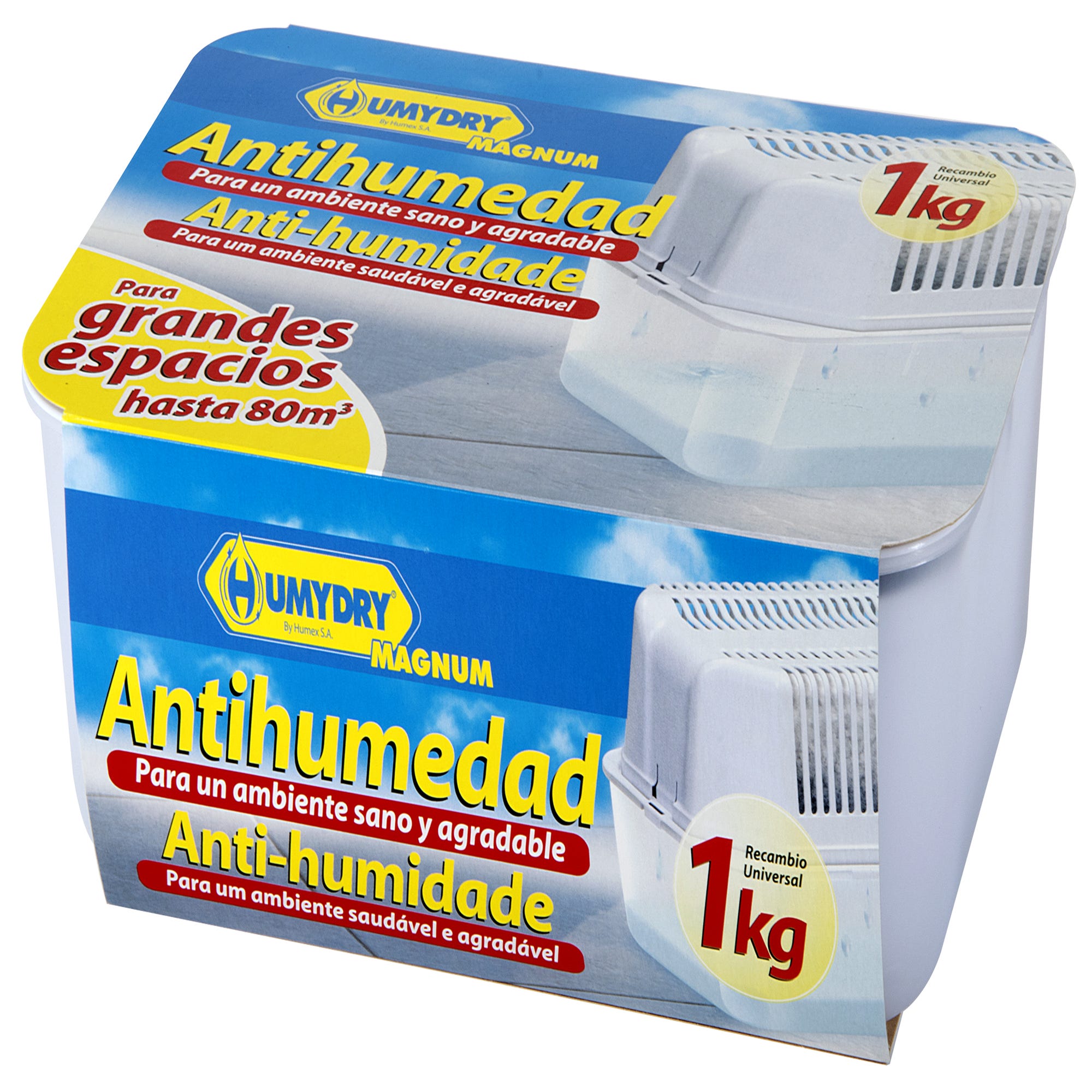 Pack 4 recambios antihumedad Humydry 450 gr