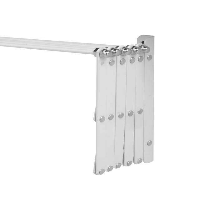 Tendedero barras extensible para pared acero cm | Leroy Merlin