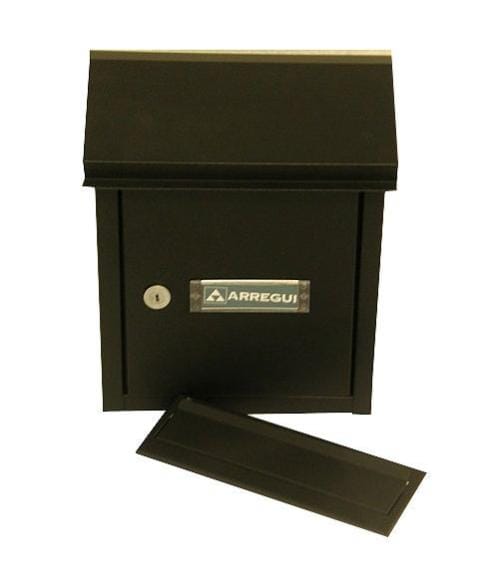 Buz n de correo de acero en negro de 30x26.5x14.5 cm Leroy Merlin