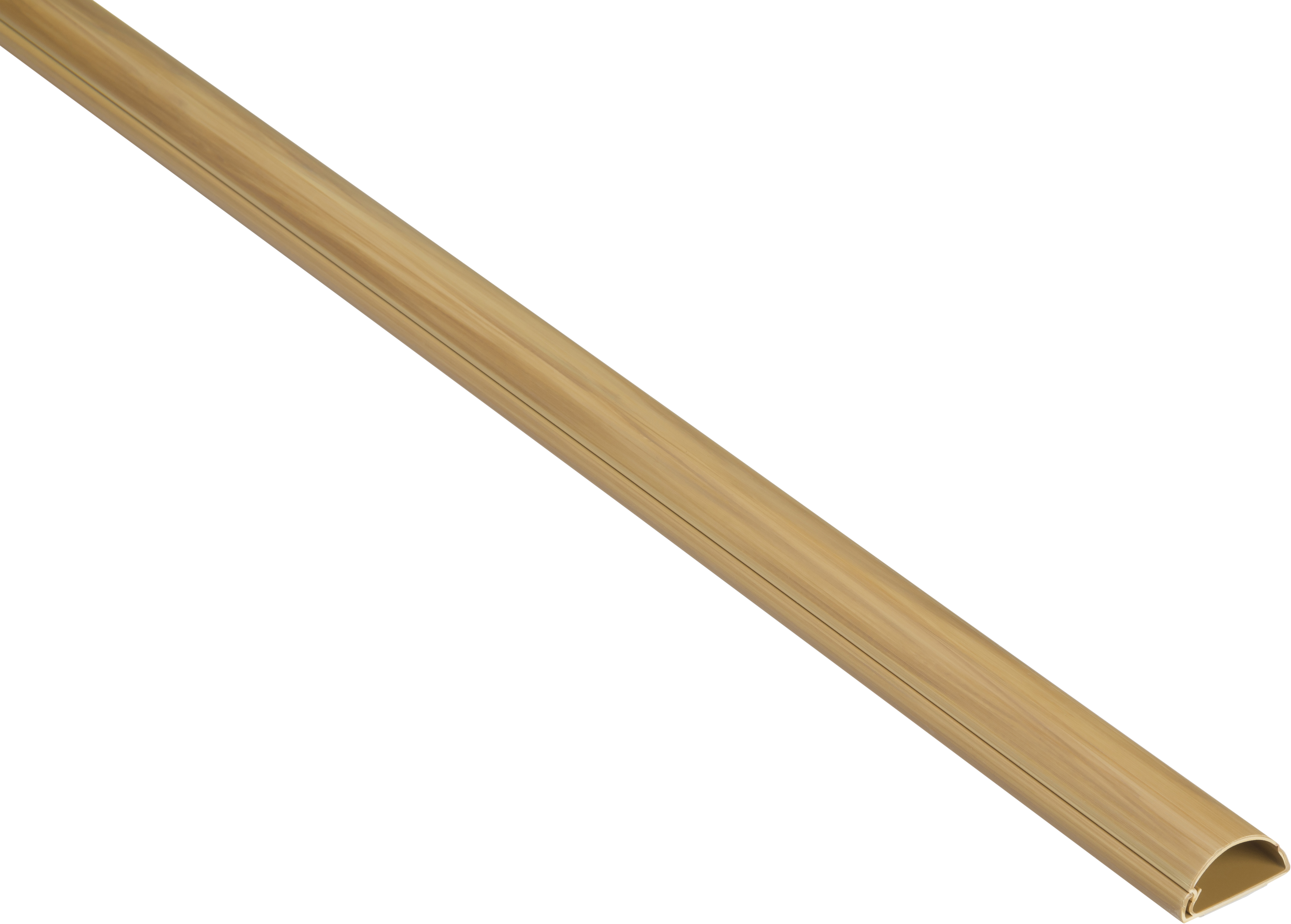 Canaleta semicircular d-line madera 30x15 mm 2 m