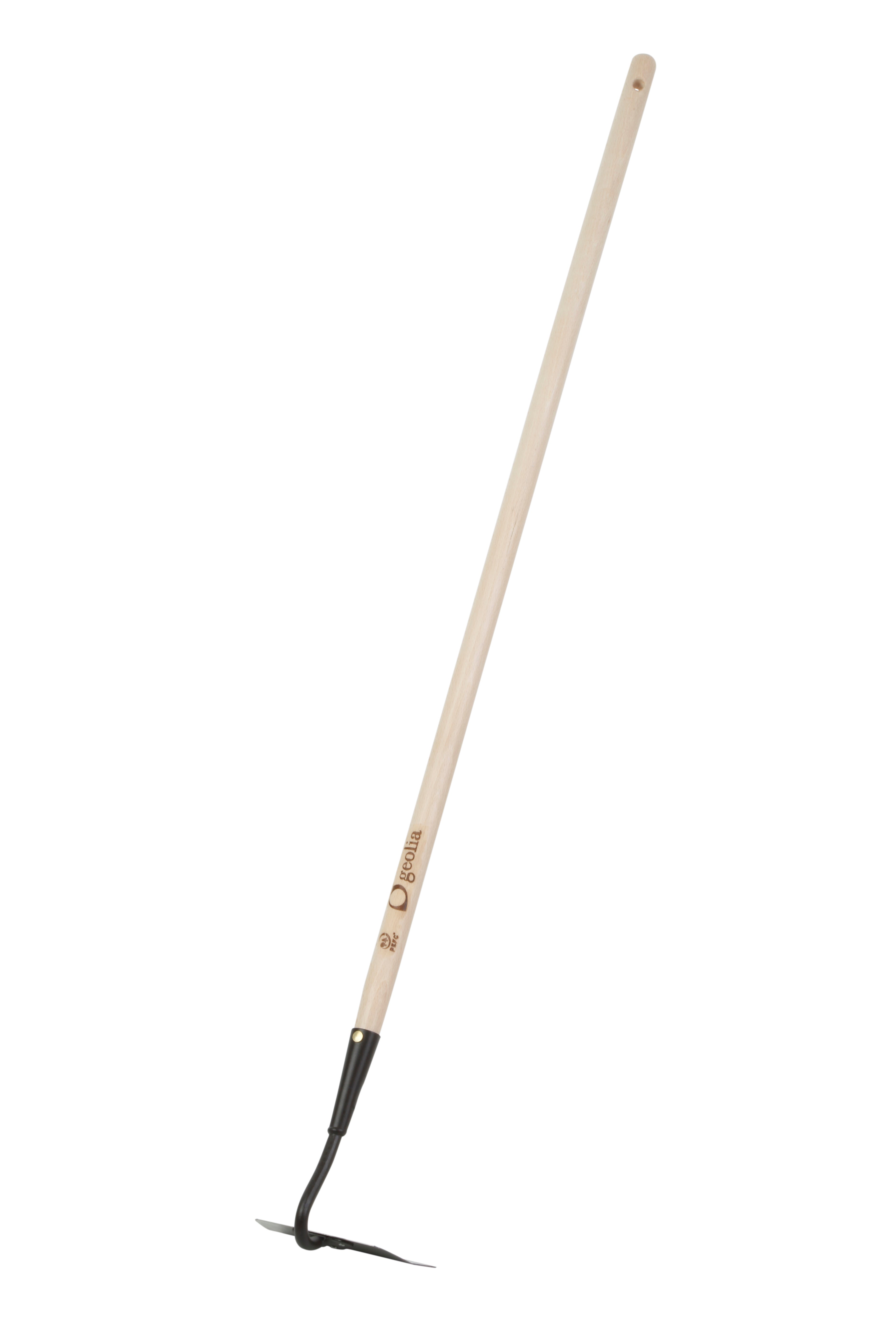 Binador geolia cuchilla metálica 16cm con mango haya pefc 130cm