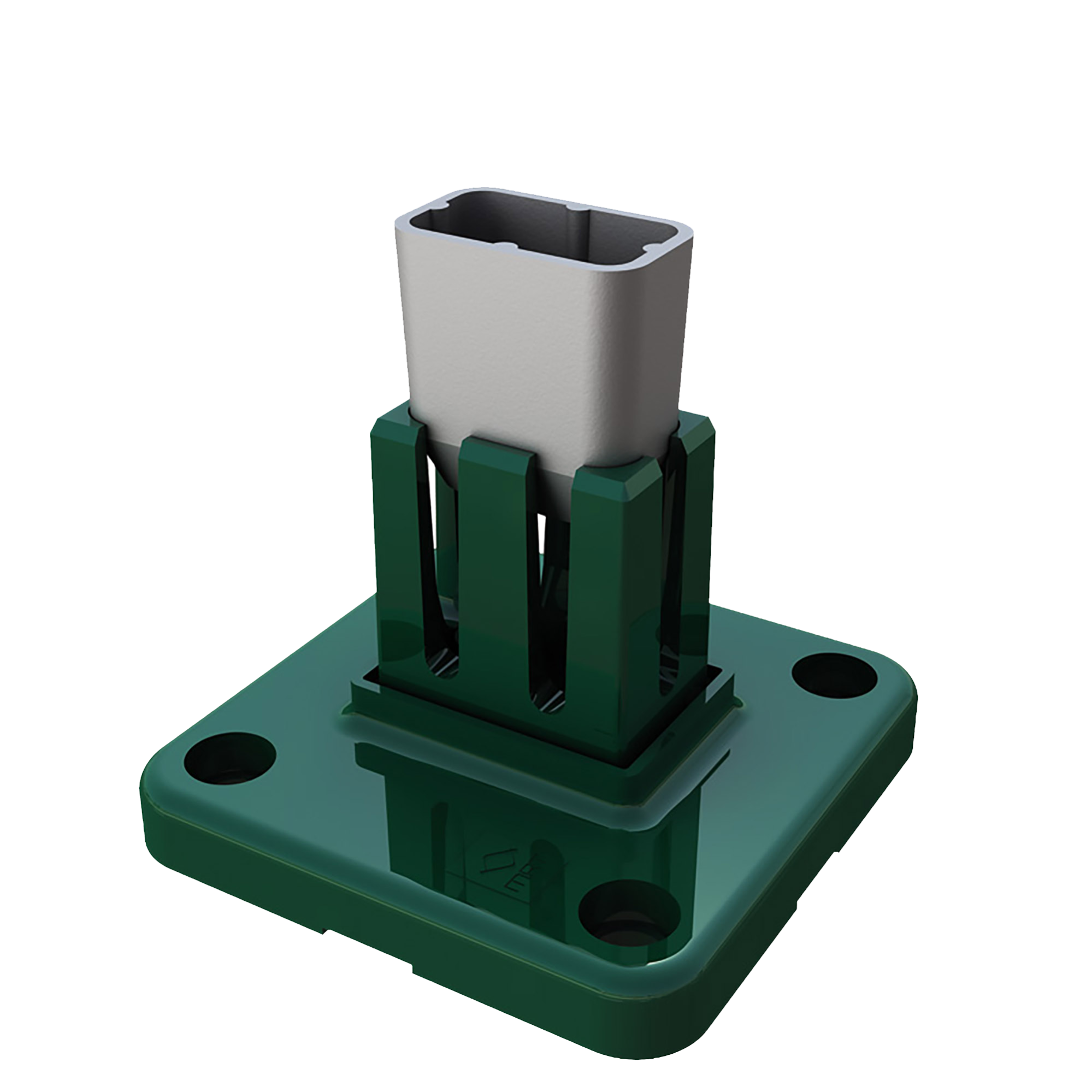 Base hércules de acero para poste para suelo hormigón de 13 cm de la marca MOREDA Base hércules de acero para poste para suelo hormigón de 13 cm de la marca MOREDA