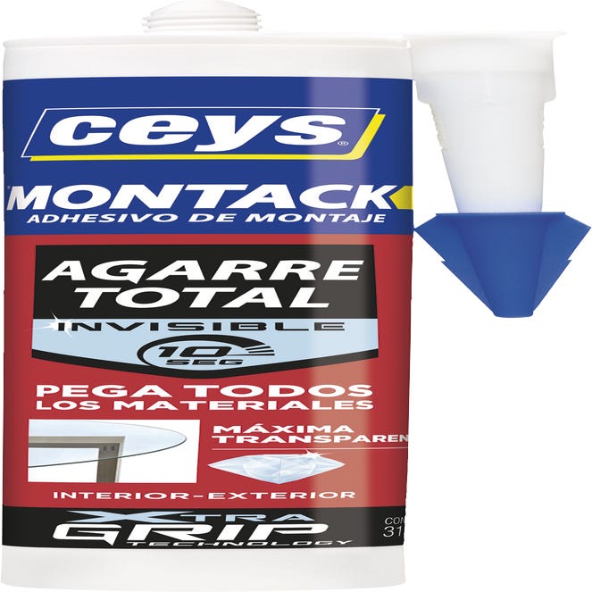 Adhesivo de montaje Montack Transparente 315 gr