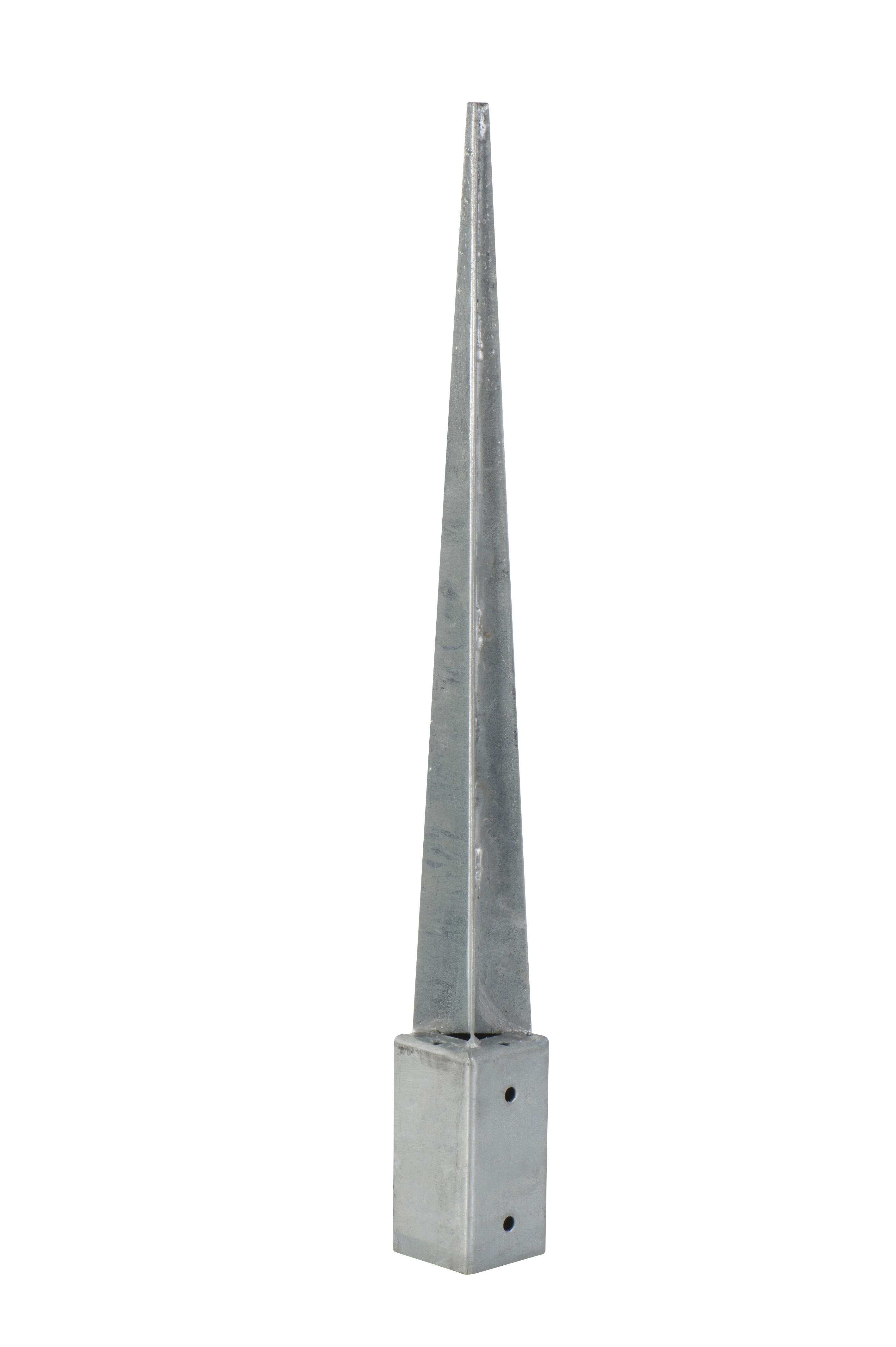 Soporte poste para suelo hormigón de acero para poste de 7 x 7 cm