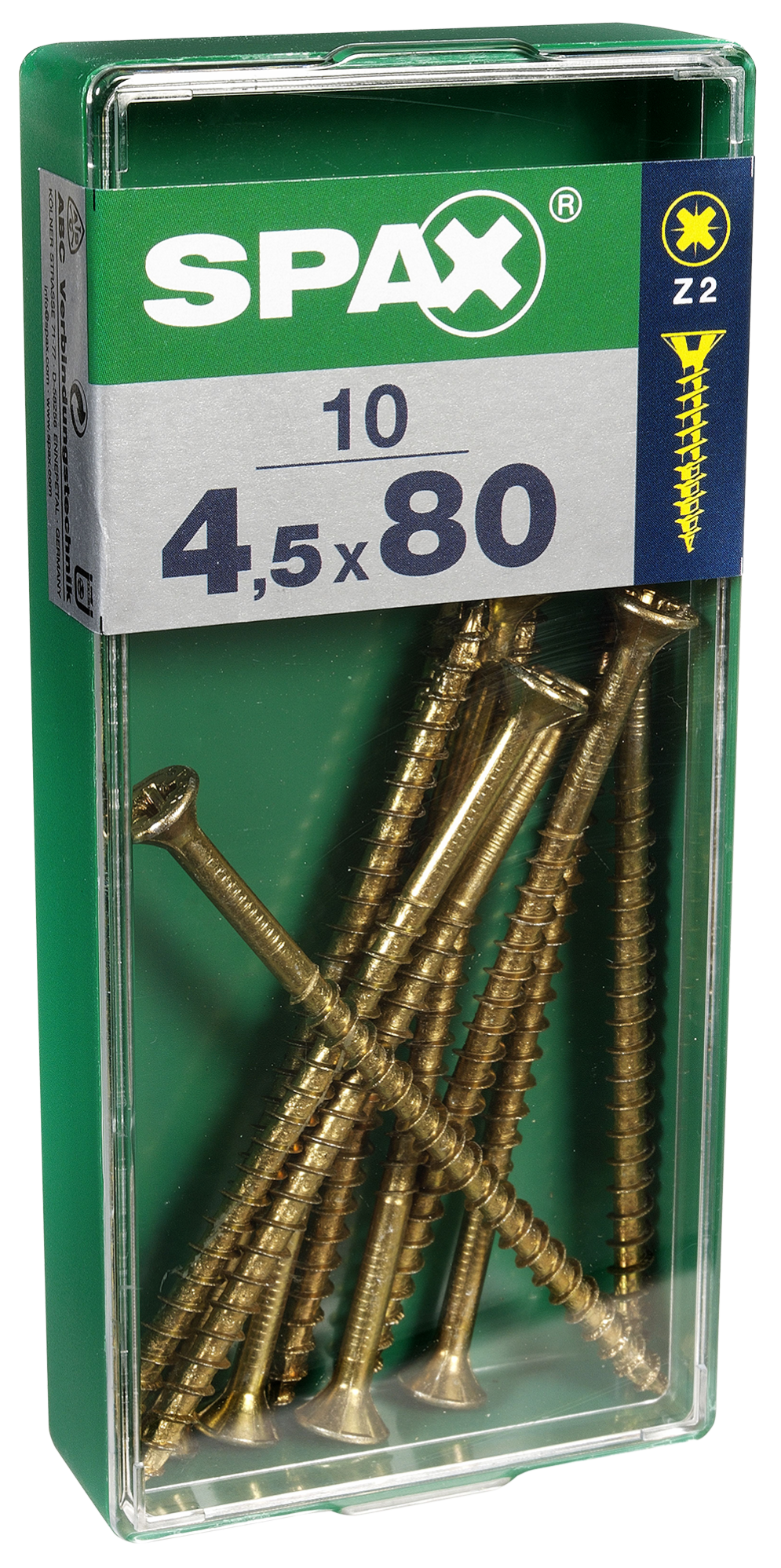75 vis acier tête de disque extra large t-star SPAX, 3.5 x L.25 mm