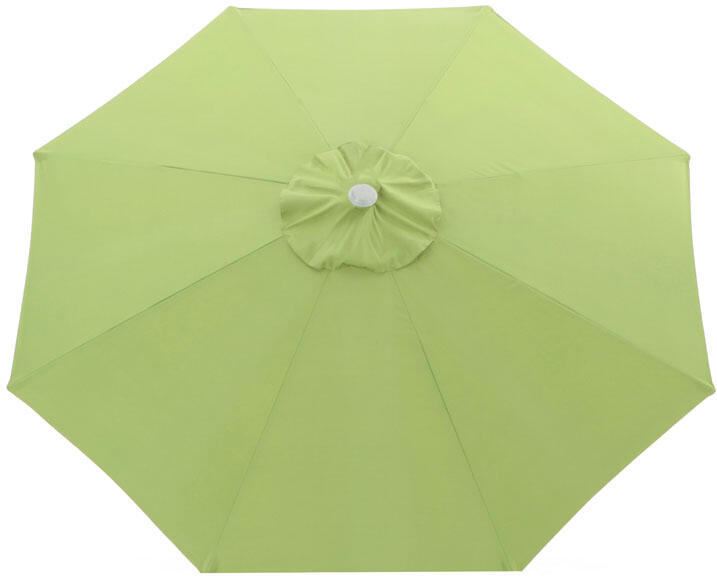 Toldo para parasol de poliéster verde de 300x300 cm