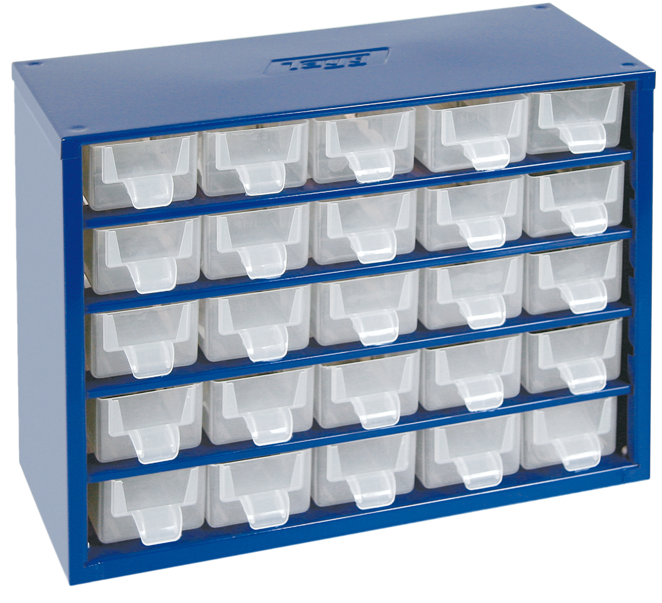 Organizador de tornillos de polipropileno con 25 cajones de 23.7x30.5x14.5 cm