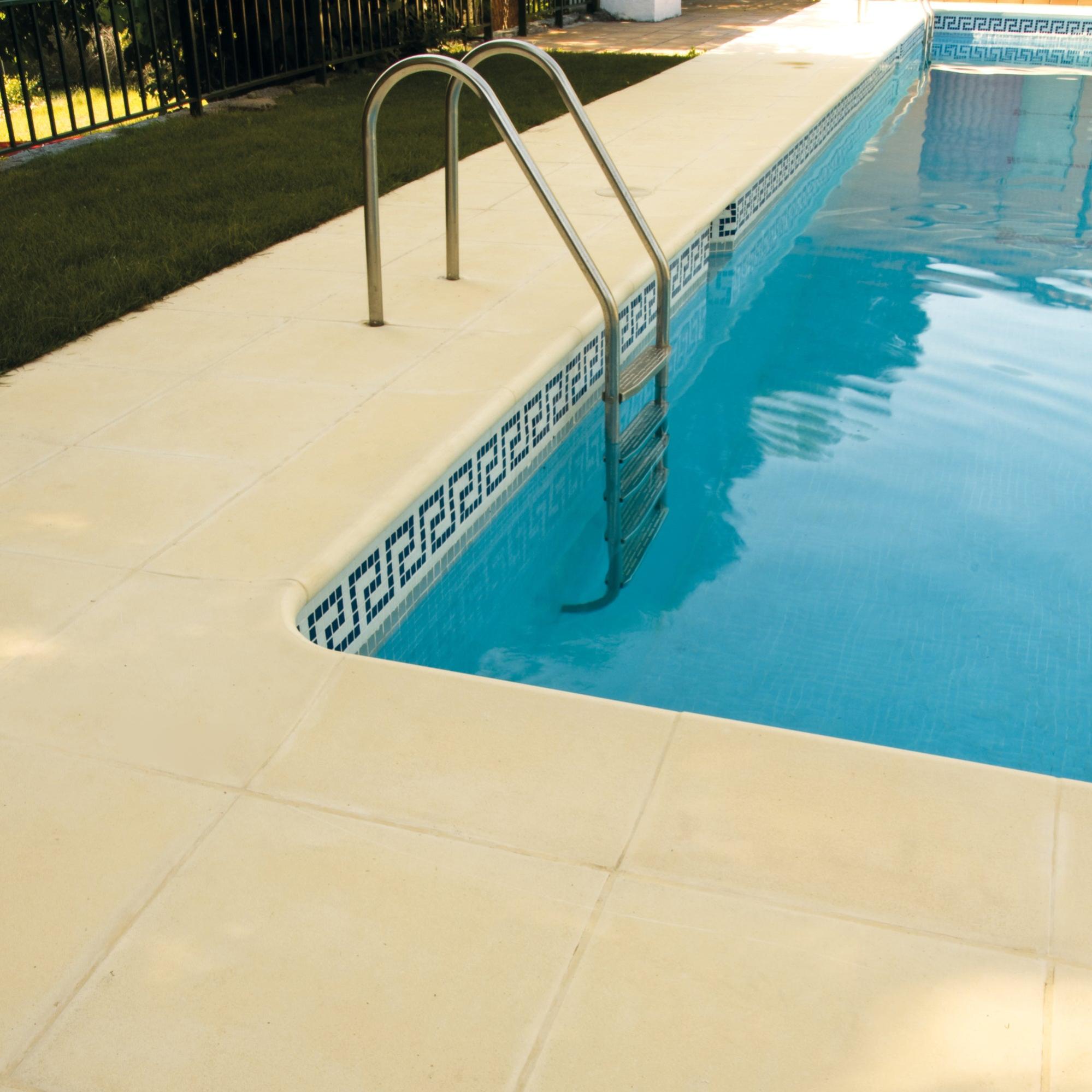 Remate piscina cañaveral crema 34x50x0,4 cm