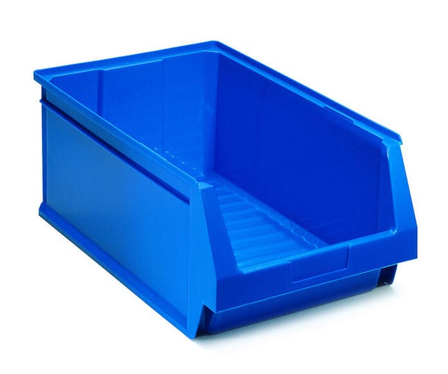 Activar tirar a la basura Corrupto Gaveta de plástico en azul encajable de 10x8x17 cm | Leroy Merlin