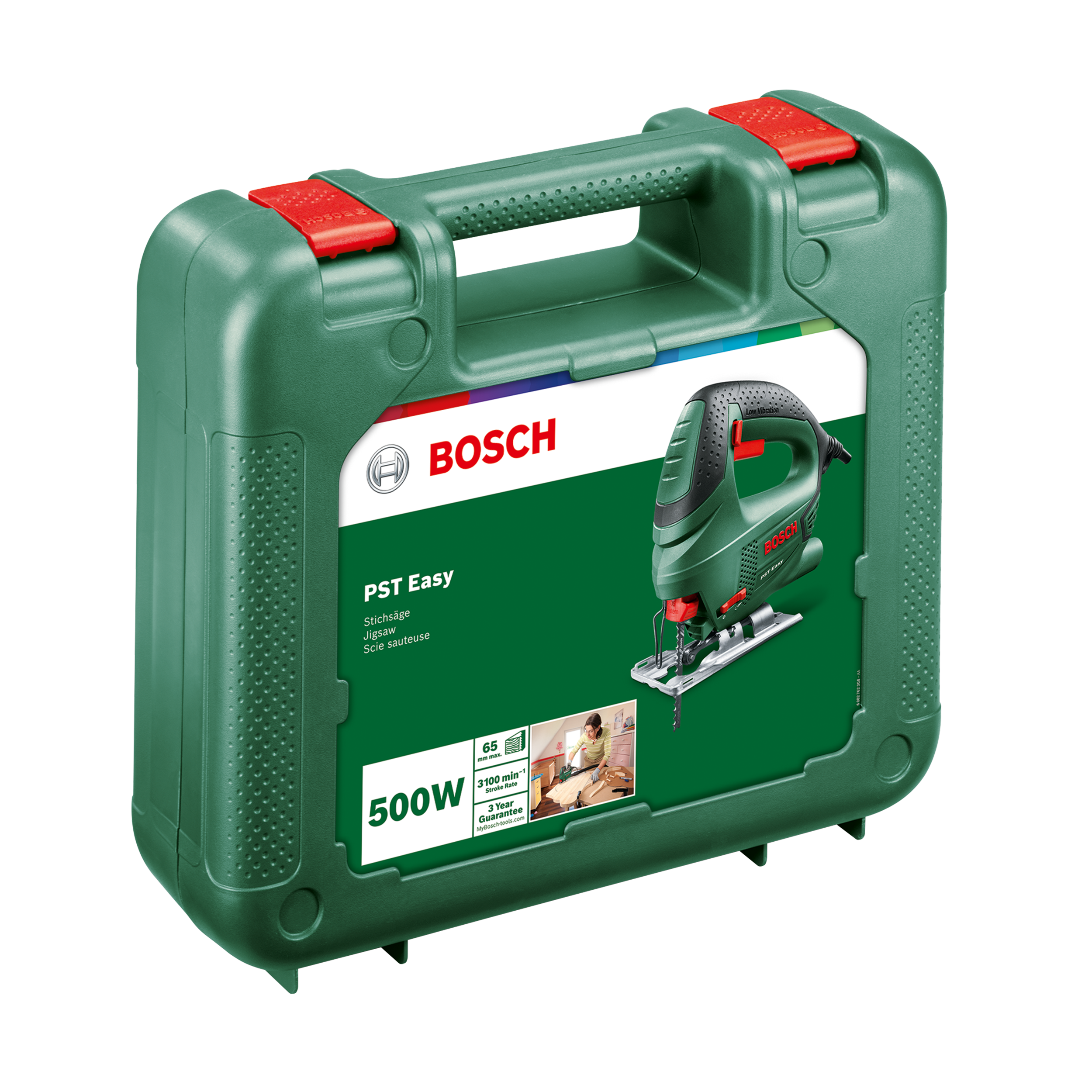 Sierra de calar con cable bosch pst 650 de 500 w