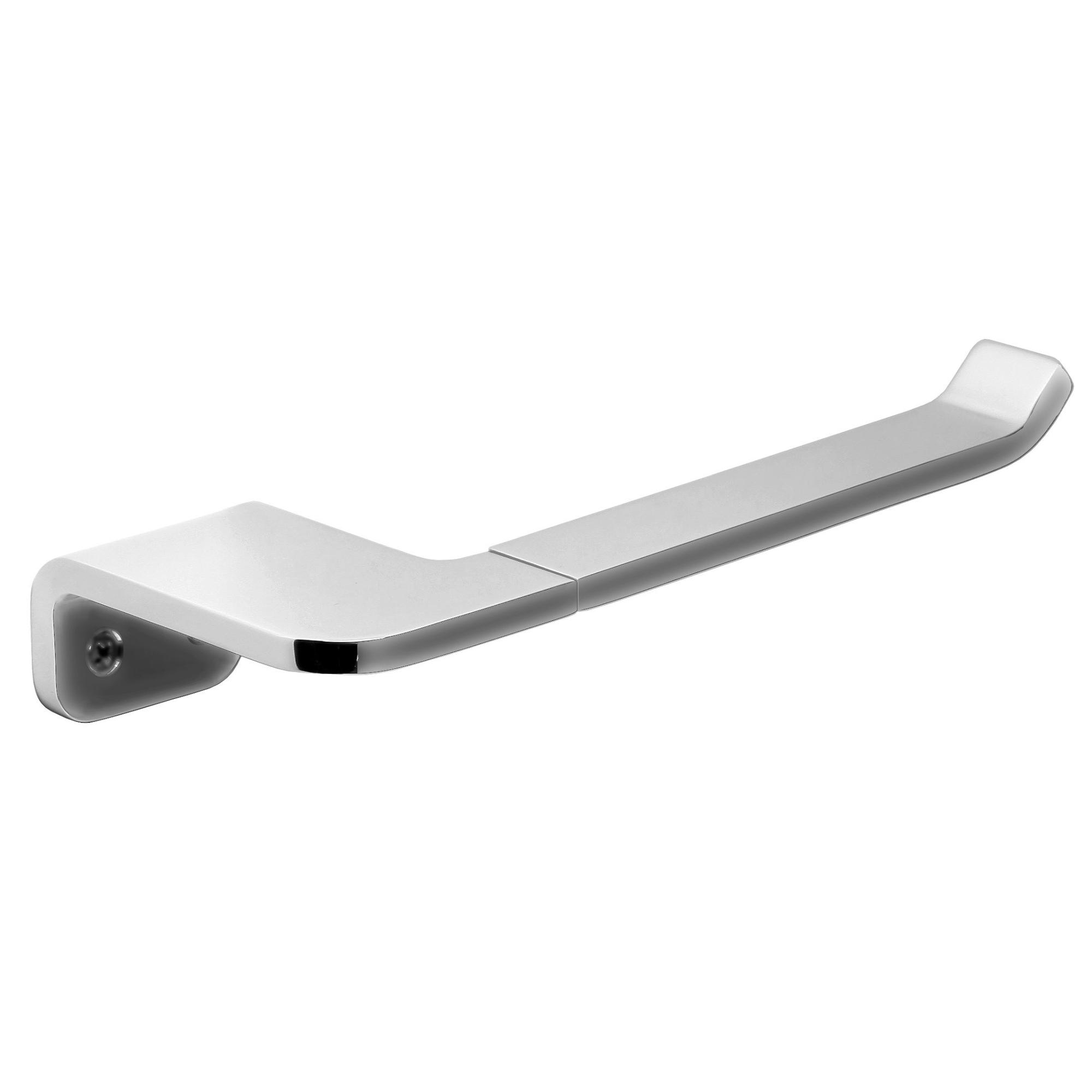 Portarrollo wc flat gris cromado brillante 4x20.5 cm