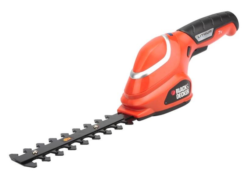 Tijera de césped a una mano black + decker gls700-qw de ion litio 7 v de la marca BLACK + DECKER