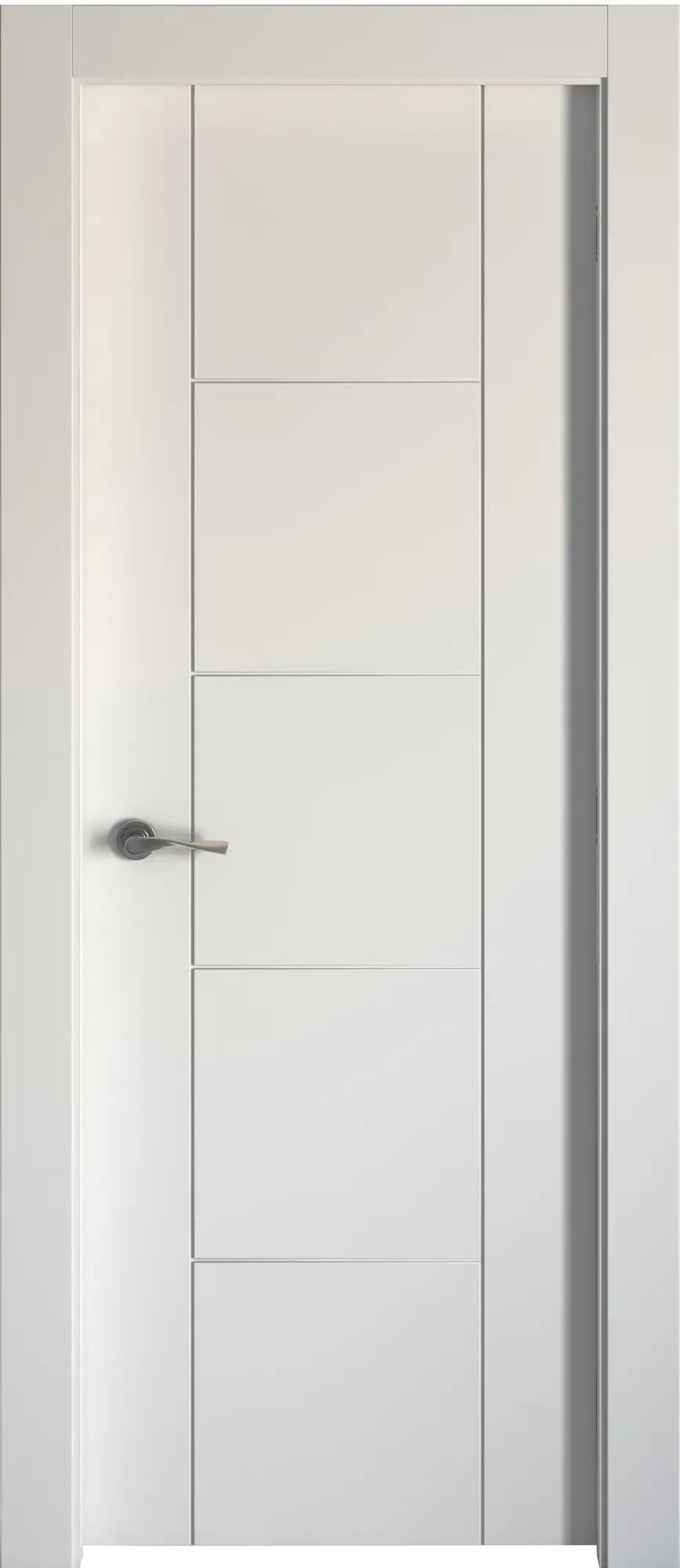 Puerta noruega blanco apertura derecha 82.5cm