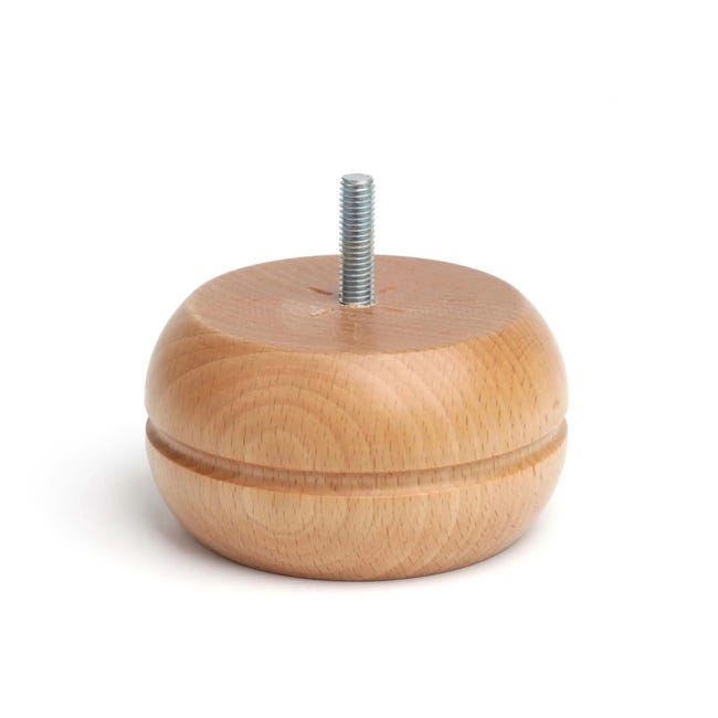 Pata fija de madera para mueble 5 cm | Leroy Merlin