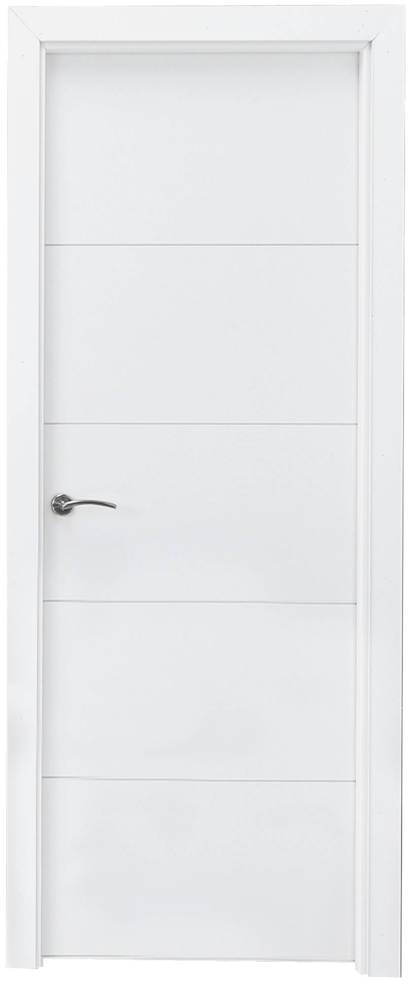 Puerta lucerna blanca de apertura derecha de 72,5 cm