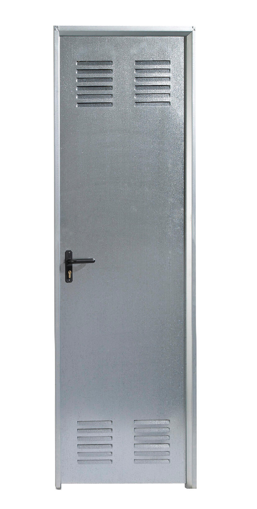 Puerta de trastero apertura derecha acero galvanizado de 200x79 cm