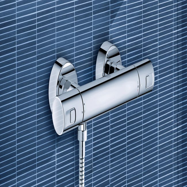 Grohe Precision Get Grifo termostático de ducha (Cromo, Brillante)