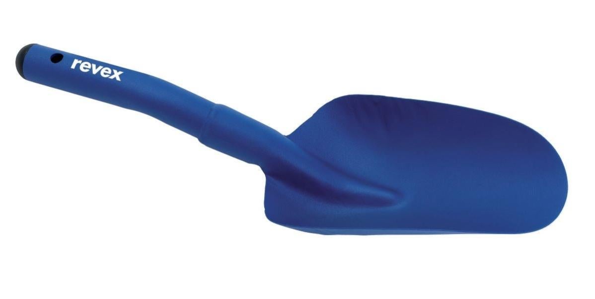 Pala de mano forjada revex 40cm especial sustrato  carbón  pienso de la marca REVEX