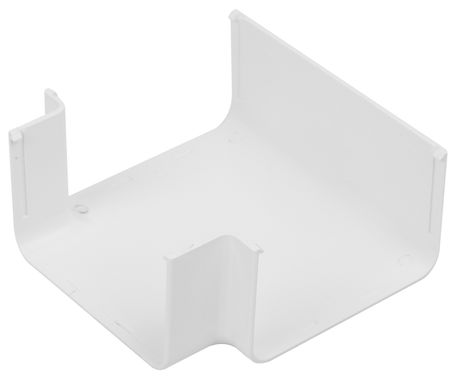 Emuca Pasacables para mesa Quadrum, rectangular, 269x80mm, para encastrar,  Aluminio, Anodizado mate