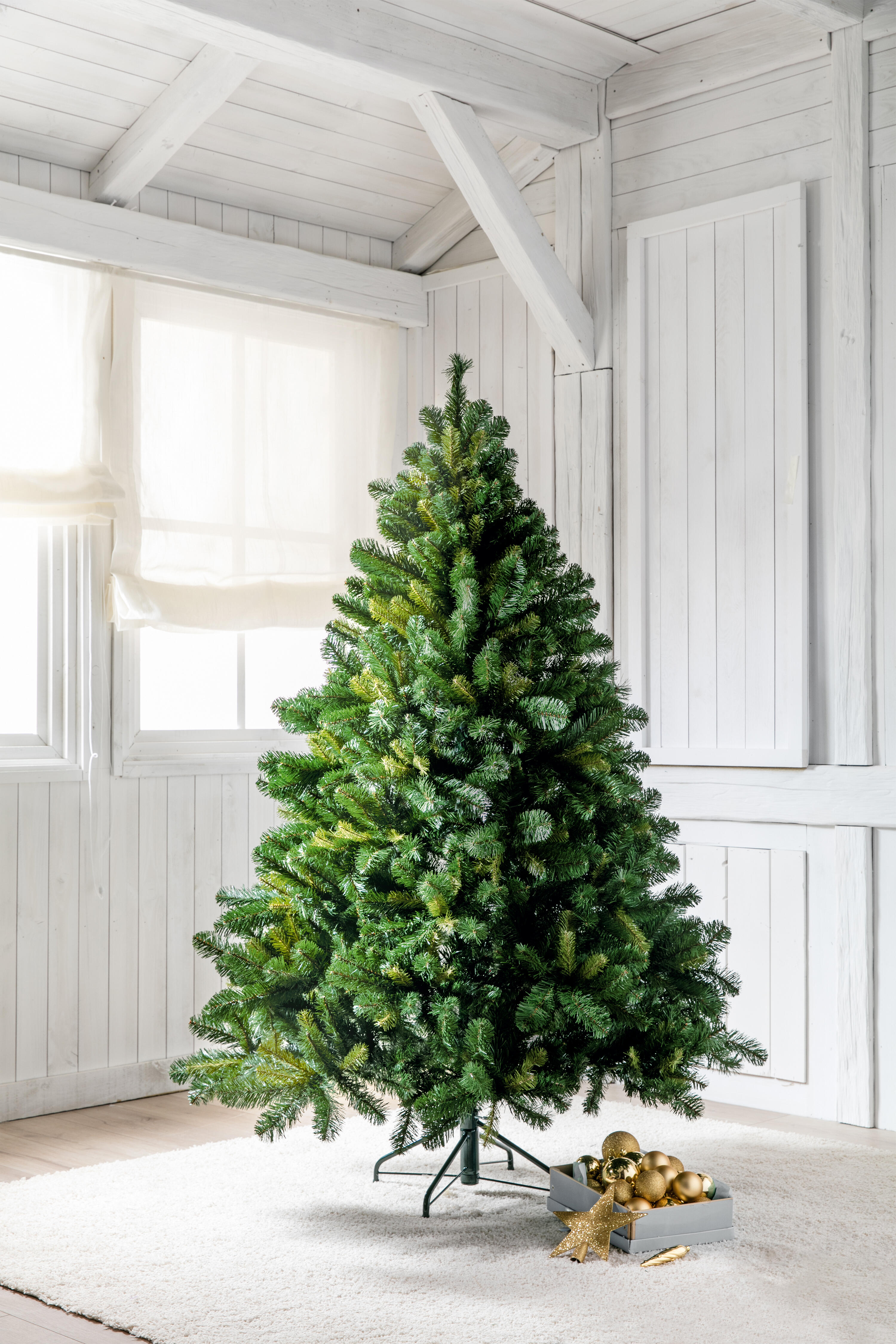 Árbol de Navidad Alberta verde 180 cm | Leroy Merlin