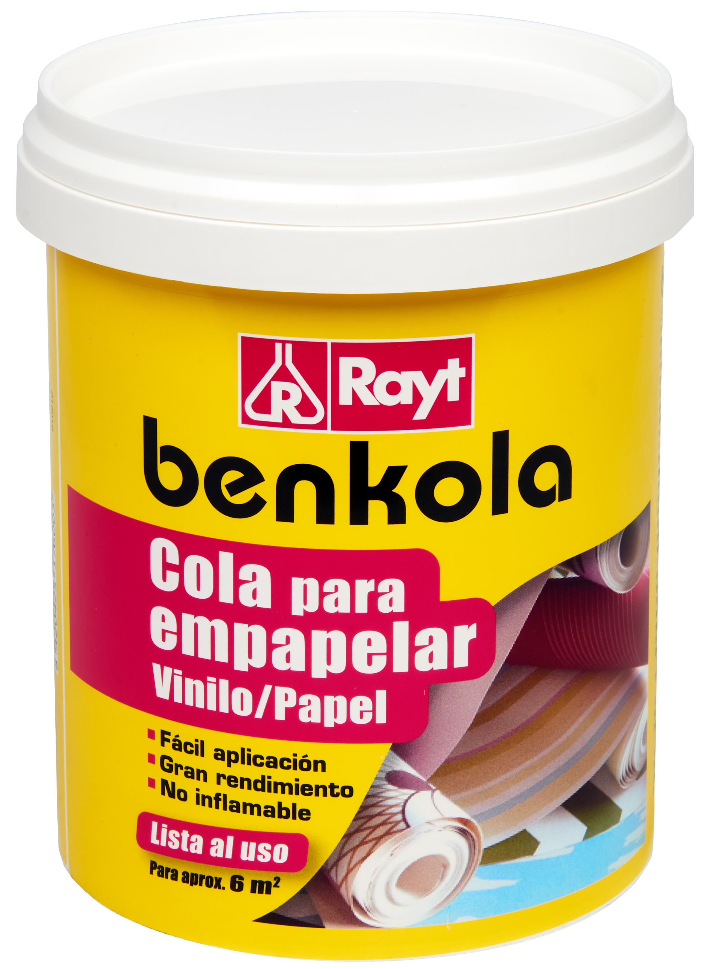 Cola adhesiva para papel pintado o vinilo Benkola 1 kg