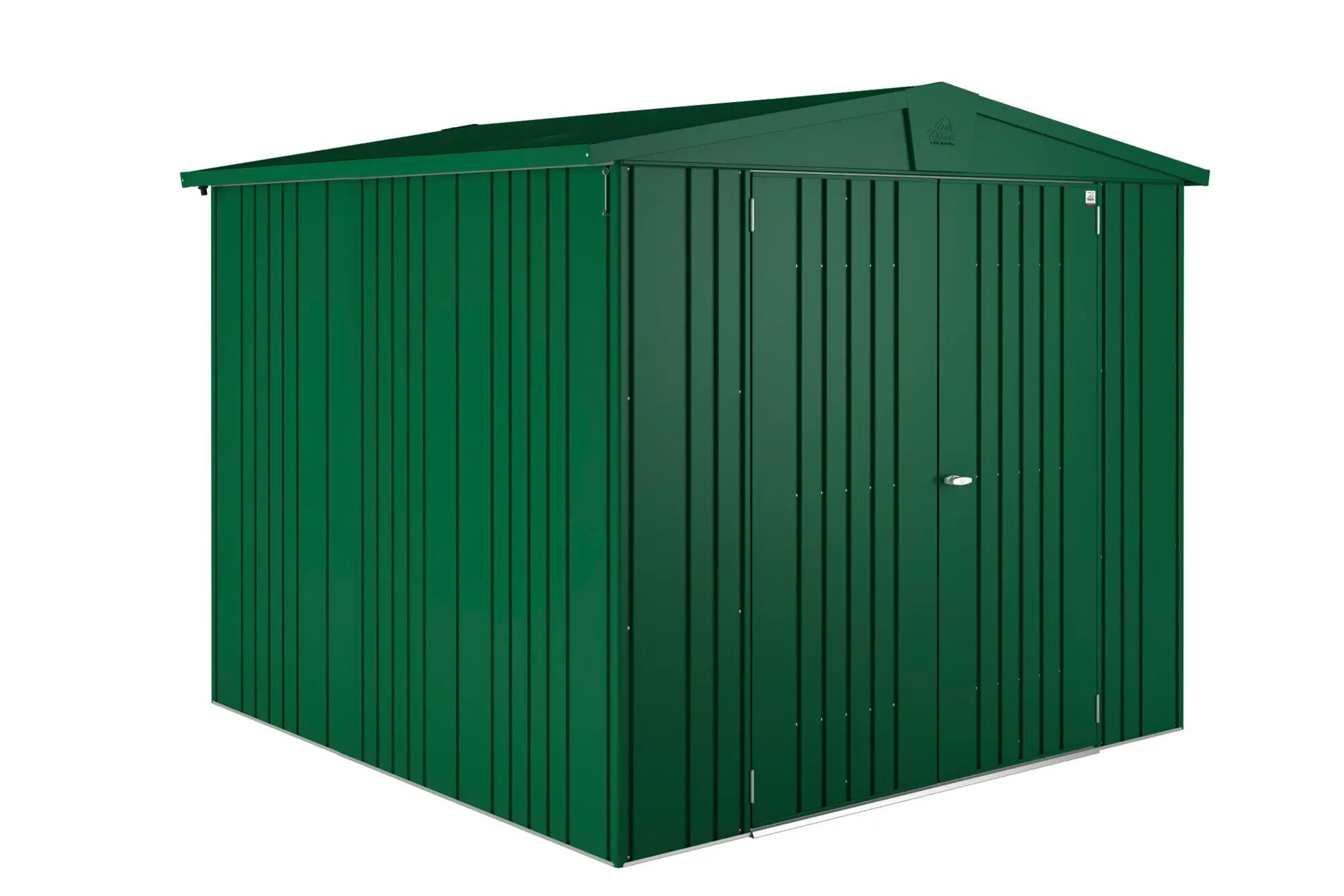 Caseta de metal europa verde de 244x203x228 cm y 5.56 m2