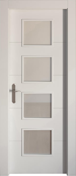 Puerta de interior Lacada Blanca Lisa plus - Karpimart Fabrica de puertas y  ventanas de madera