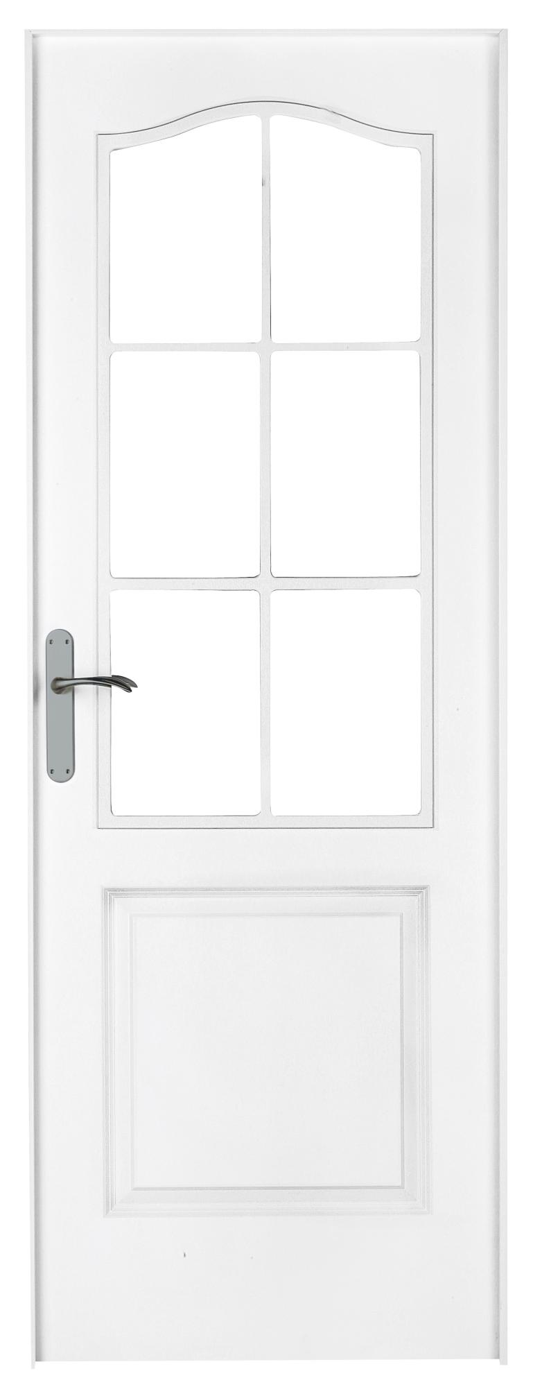 Puerta praga blanco apertura derecha con cristal 72.5cm de la marca Sin marca