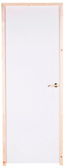 Puerta prepintada liso blanco apertura izquierda 72.5cm de la marca Sin marca