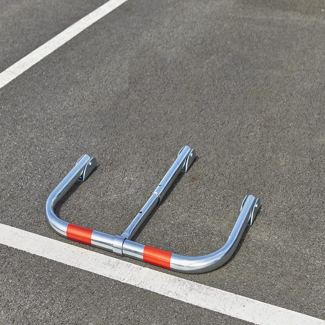 Barrera de parking con cierre manual de 76x40 cm