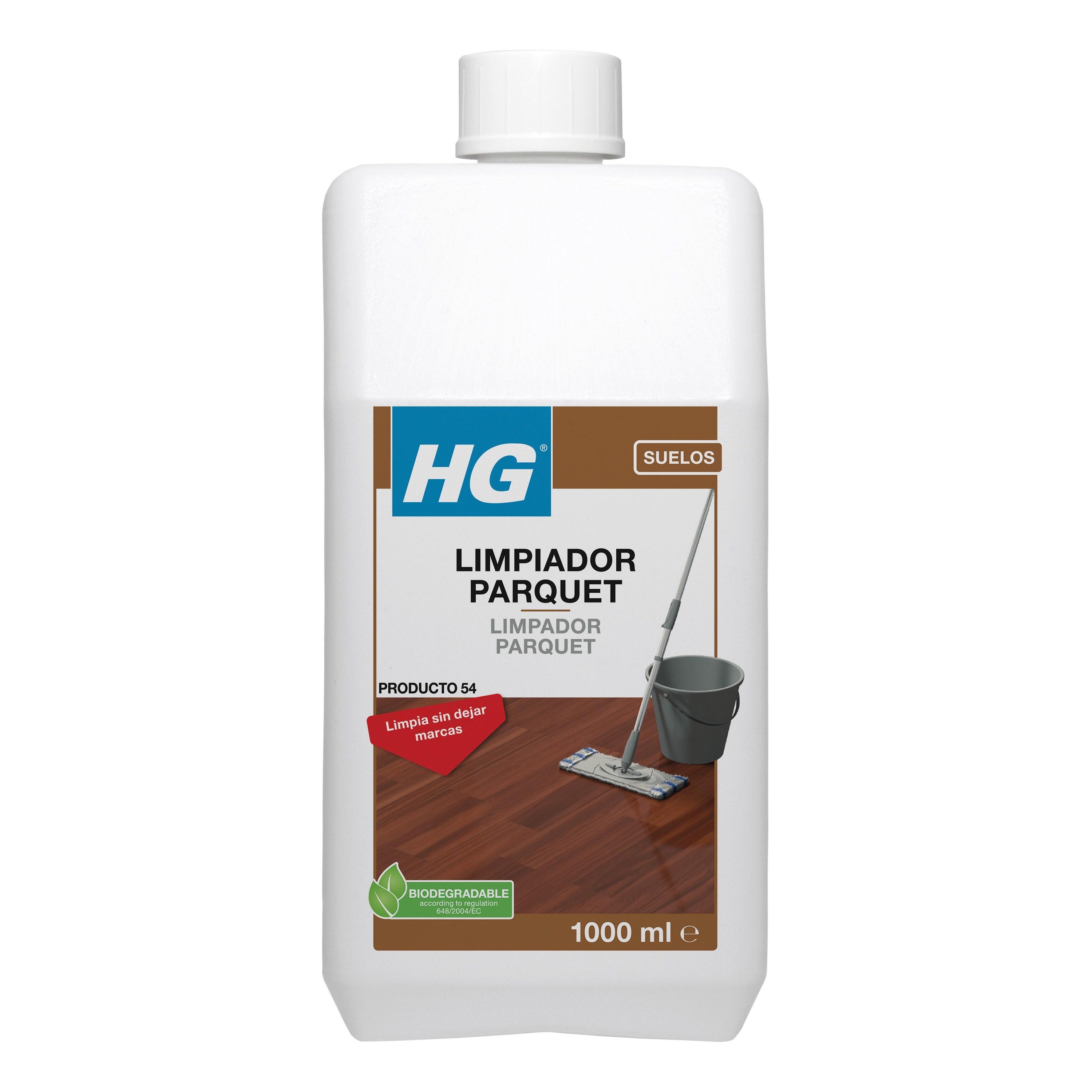 Limpiador uso diario de parquet HG de 1L