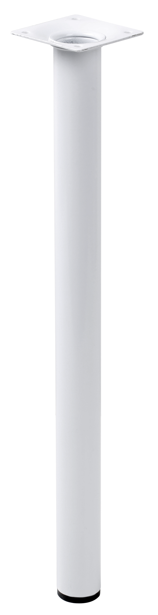 Pata fija de acero para mesa de centro/banco 40 cm color blanco Leroy Merlin