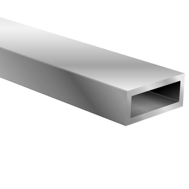 Perfil rectangular 40x20x2000 mm cromo brillo | Leroy Merlin