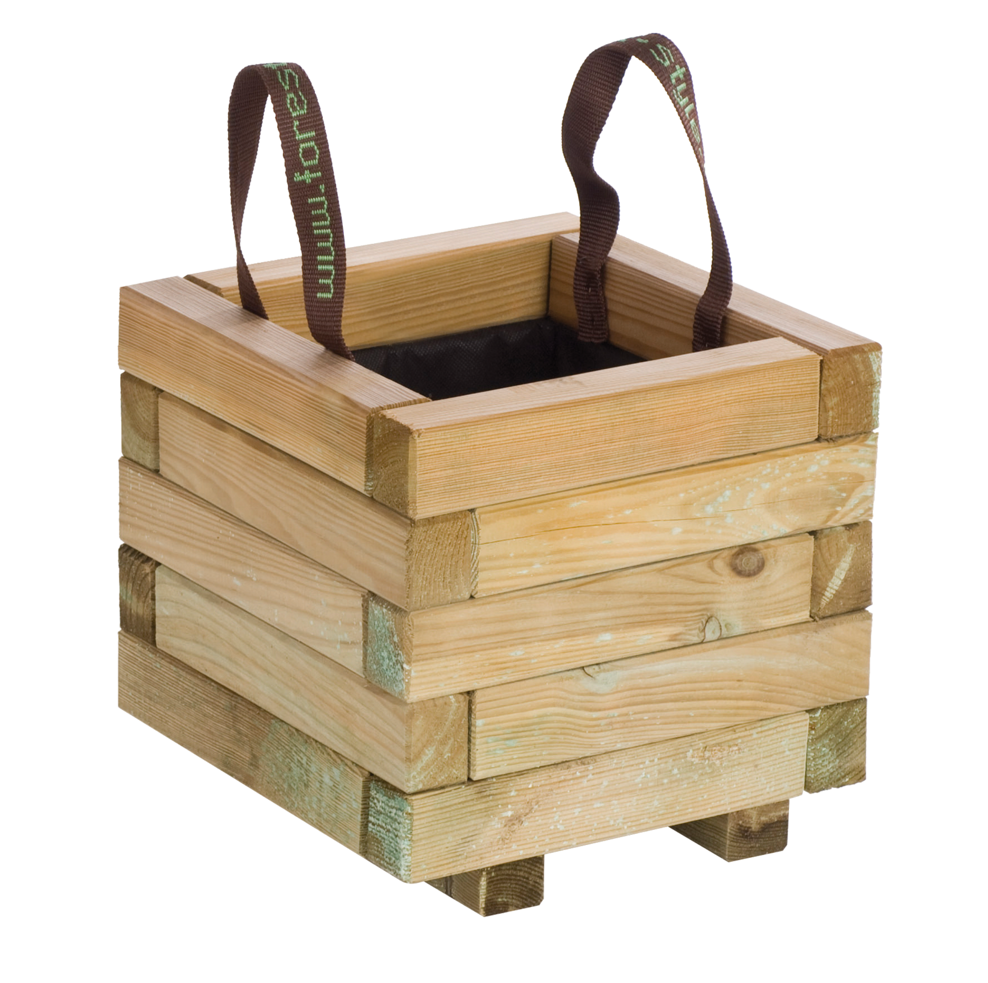 Jardinera de madera baroque beige 30x30 cm de la marca FOREST STYLE