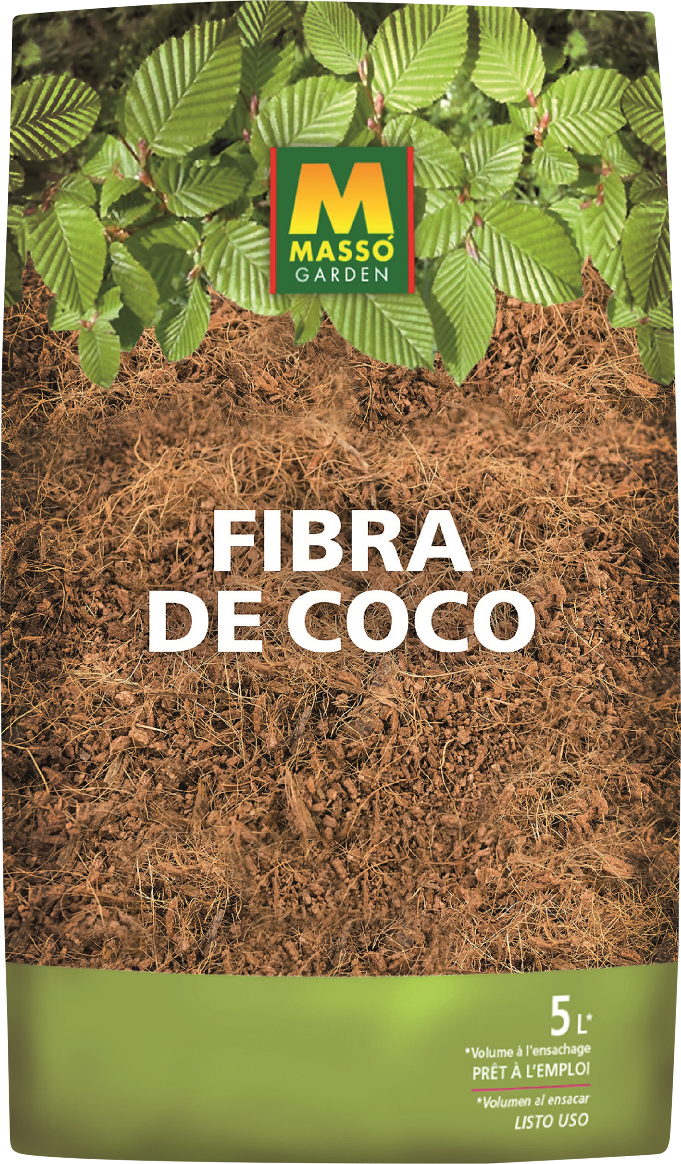 Fibra de coco Massó 5 litros - Agralia Jardín