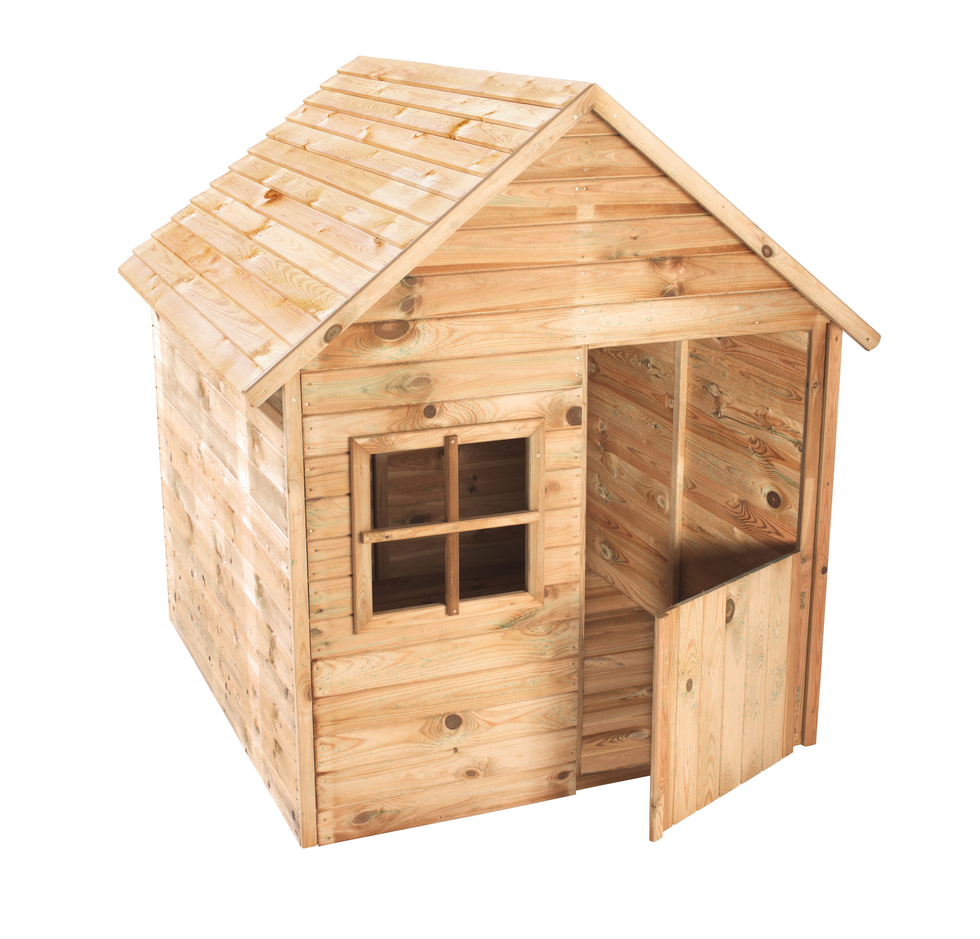 Caseta infantil de madera marina 119x158x123 cm