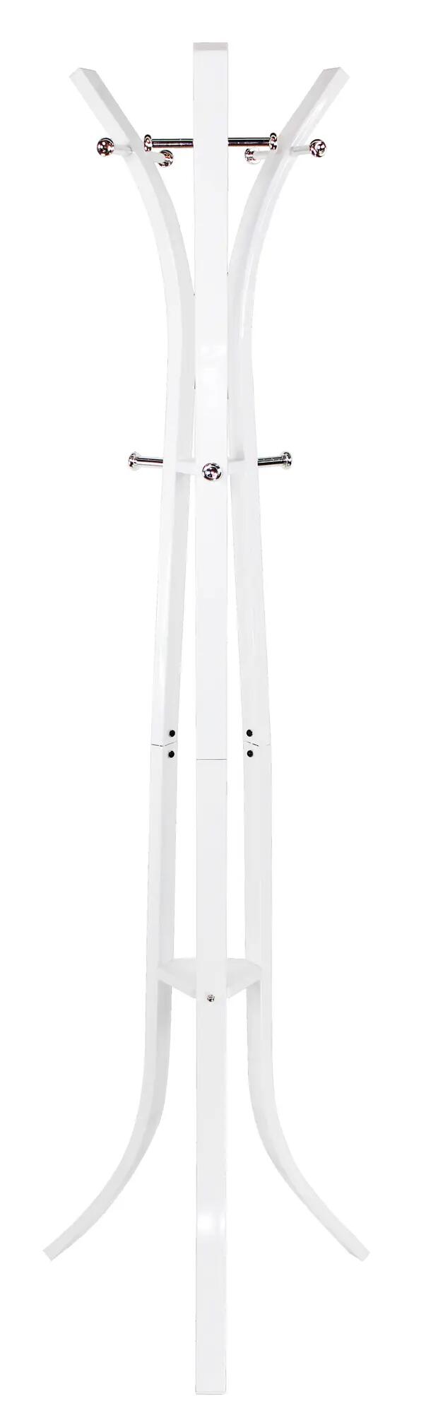 Perchero de pie harp metal color blanco 36 x 180 cm