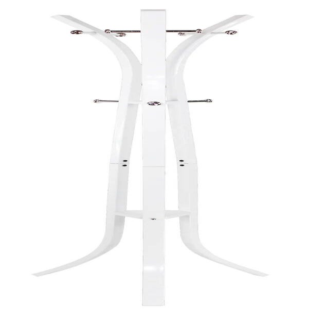 Perchero de pie Harp metal color blanco 36 x 180 cm