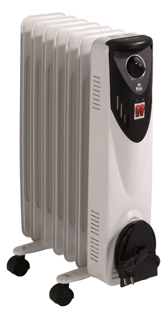 Orbegozo RRW 500 calefactor eléctrico Interior Blanco 500 W Radiador sin  aceite
