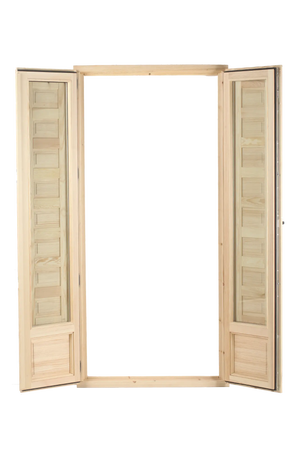 Puerta Balconera PVC Oscilobatiente 1200X2285 2H (Persiana)