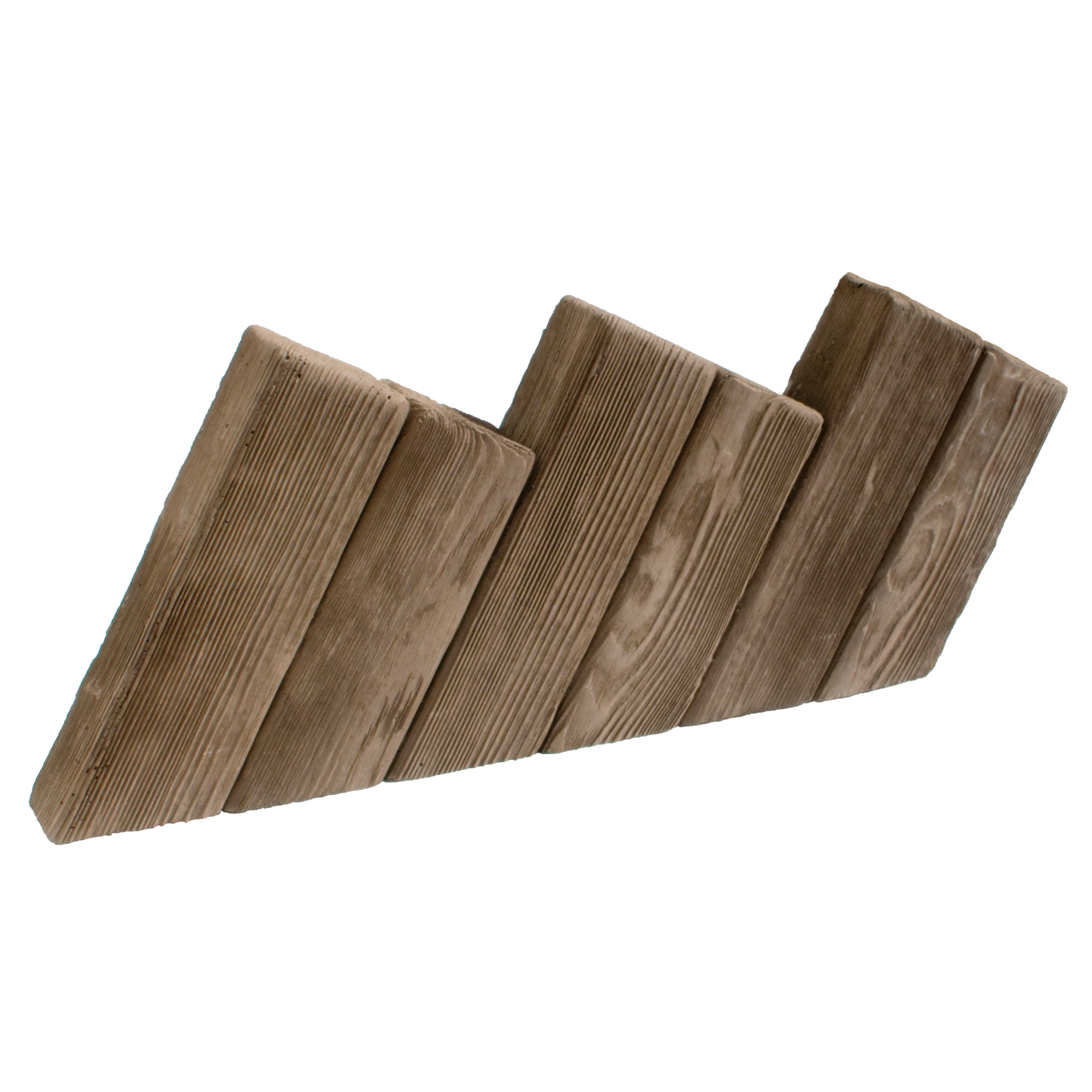Bordillo imitación madera 20 x 12 cm