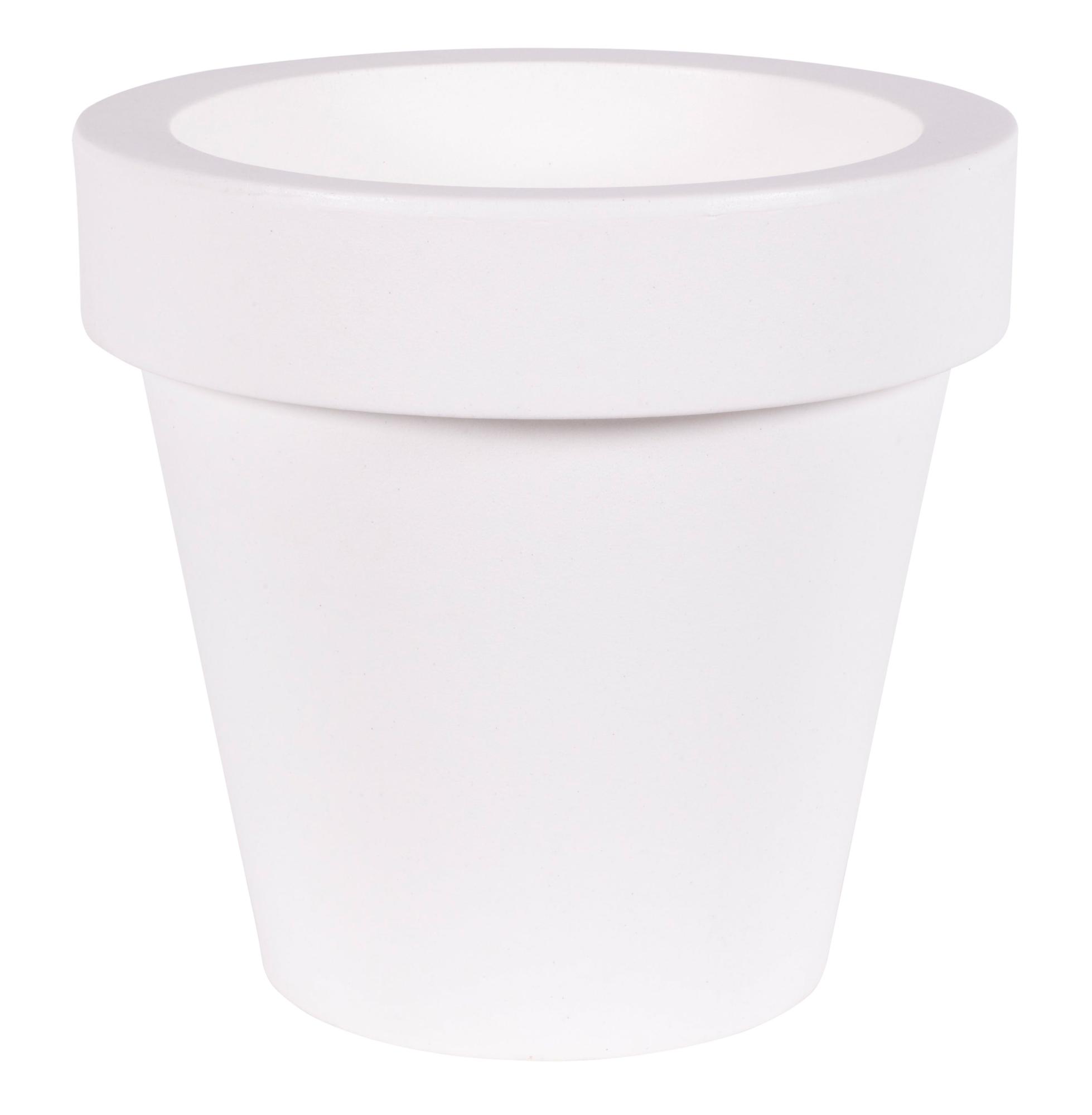Maceta de polietileno magnolia blanco 45x43 cm de la marca NEWGARDEN