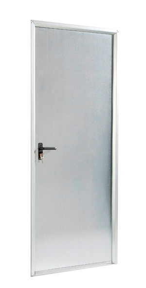 Puerta de trastero apertura izquierda acero galvanizado de 200x70 cm