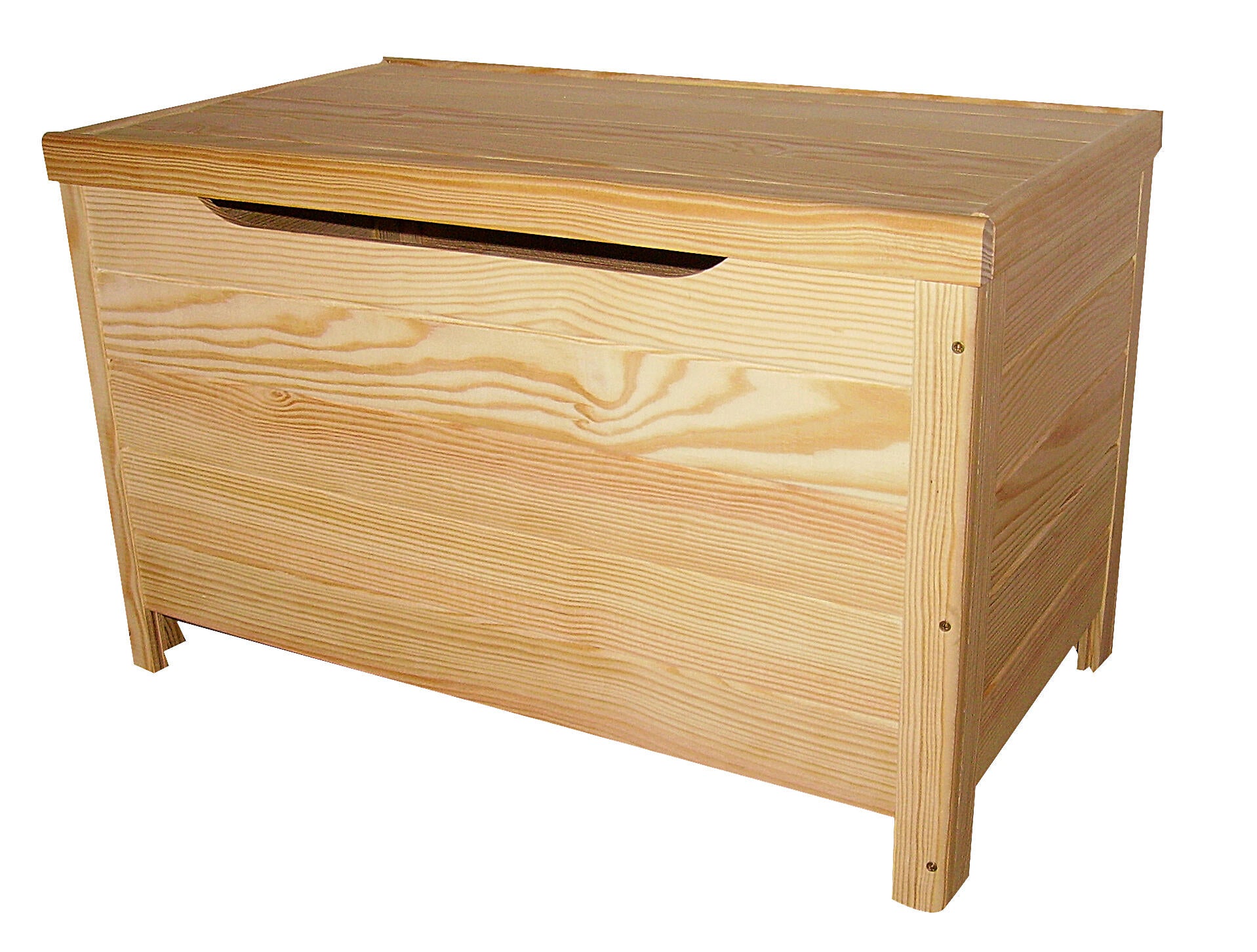 Baúl de madera de 43x70x40 cm y capacidad de 76l