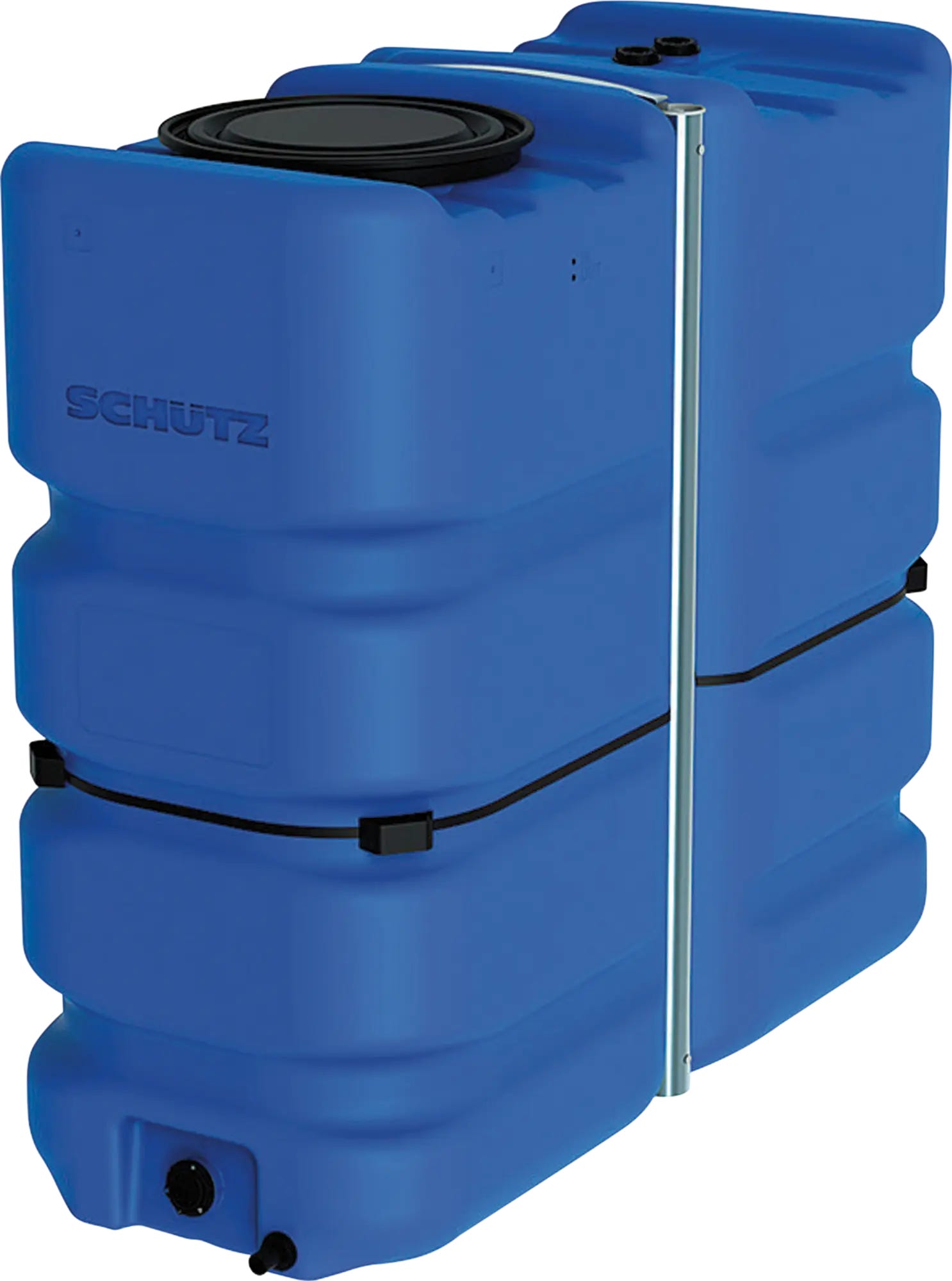 Depósito exterior polietileno de alta densidad azul 2000 litros 0.79x1.85m