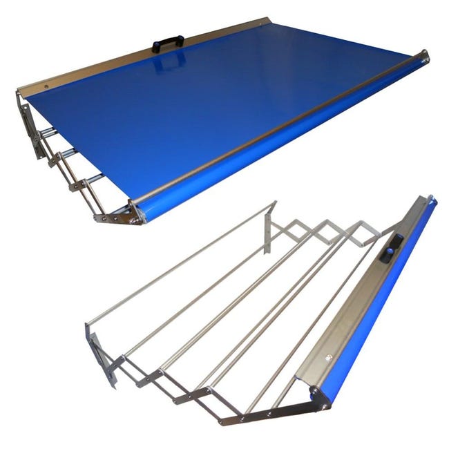 Tendedero barras extensible para pared aluminio cm | Leroy Merlin