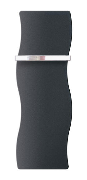 Radiador toallero de agua cicsa flat apis 120x35 color negro